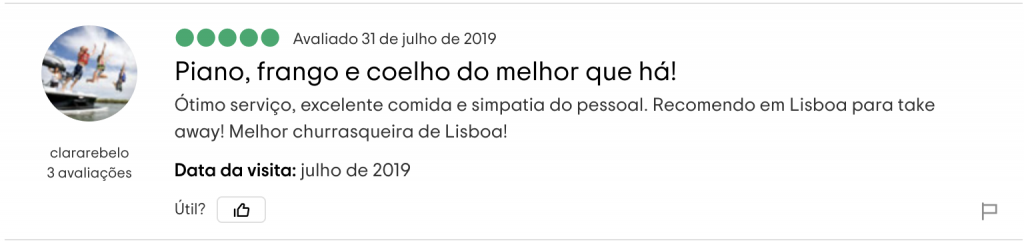 Piano, frango e coelho do melhor que há!